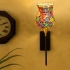 Devansh Metal Electric Wall Light in Black Colour with Multi Shade Count of 1 Light