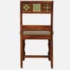 Rangrez Sheesham Wood 6 Seater Dining Set in Honey Oak Finish with Cushioned Bench