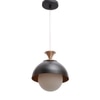 Eliante Metal Hanging Lights Mild Steel & Glass Material Antique, Black & White Finish