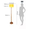 Devansh Wooden Foor Lamp