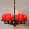 Devansh Wood Wall Mounted Lamp With Off-White Cotton Shade