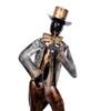 Desert Art Metal Handpainted Musician Figurine Set of 3