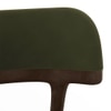 Dune Solid Oak Wood Dining Table With 6 Dune Solid Wood Dining Chairs (Finish : Gradient Oak, Chair Colour : Deep Olive Velvet)