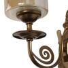 Eliante Modern Wall Lights Mild Steel & Glass Material Antique Gold & Champaign Finish