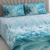 Multi shade digital Print 400 Tc Cotton Flat Super King Size Bedsheet With 2 Pillow Cover