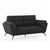 Vetra 2 Seater Leather Sofa In Slate Grey Colour