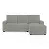 Right Aligned 2 Seater Right Aligned Chaise Light Grey Sofa Cover
