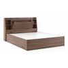 Scott Queen Size Box Storage Bed in Classic Walnut Finish