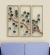 W-Alexa Abstract Metal Wall Decor in Multicolor Set of 1