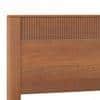 Toledo Solid Wood King Size Non Storage Bed In Amber Walnut Finish