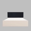 Samskara Bed With Premium Leatherette Fabric And Hydraulic Storage - Queen Bed