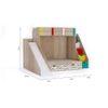 Sleep Nâ€™ Slide Bunk Bed with Slide and Storage in Oak Colour BKBB028