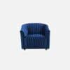 Camro Fabric Sofa (Navy Blue)