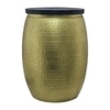 Metalsmith Metal Side Table in Gold Finish