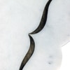 Marble Brass Inlay Flower Shape Platter