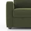 Apollo Compact High Back 3 Seater Fabric Sofa in Moss Green Colour