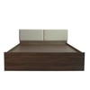 Sutra Engineered Wood Queen  Size Bed With Box Storage (Walnut Finish)