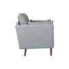 Arihana Fabric Arm Chair in Grey Color