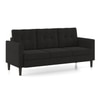 Winston 3 Seater Fabric Sofa in Asphalt Grey Colour