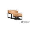 Harlin Solid Wood Nested Tables - Set of 2