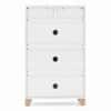 Oslo High Gloss 21 Pair Shoe Rack In White Finish
