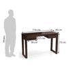 Austen Solid Wood Study Table in Two Tone Finish