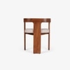 Attica Solid Wood Dining Chair with Arm in Beige Colour