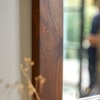 Gem Solid Wood Mirror In Provincial Teak 50 x 70 cm