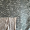 Green Shade Abstract 400 TC Cotton Flat Super King Size Bedsheet With 2 Pilllow Covers From Threads