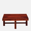 Sheesham Wood Coffee Table Set in Honey Oak Finish With Cushioned Stools