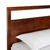 Turner Solid Wood Single  Size Bed Without Storage (Dark Oak Finish)