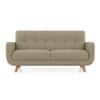 Waverly 2 Seater Leather Sofa in Taupe Mist Colour