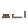 Jasper Engineered Wood Queen Size Box Storage Bed In Classic Walnut Finish