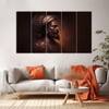 The Castle Decor Shiva Ji Maharaj Wall Painting Wooden Framed 27x48 Inch