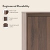 Webster 32 Pair Shoe Rack in Classic Walnut Finish