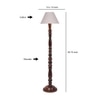 Devansh Wooden Floor Lamp
