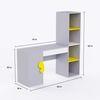 Joy Ride Study Table In Silver Gray Colour