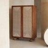 Abacus Solid Wood Wardrobe in Brown Colour