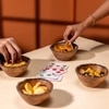 Ireka Homes Vriksha Wooden Snack Bowls – Set