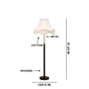 Devansh Wood & Metal Floor Lamp
