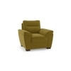Adelaide Premium 1 Seater Fabric Sofa in Olive Green Colour