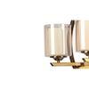 Masakee Four Light Brass Finish Contemporary Chandelier