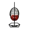 Lugano Wicker Swing In Black Color