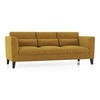 Lewis 3 Seater Fabric Sofa In Ochre Colour