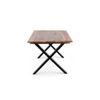 Rosslyn Sheesham Wood Mid Century 4 Seater Dining Table Set With Teak
