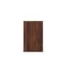DCanape Spin 1 Engineering Wood Shoe Rack Dark Acacia Frosty White Finish