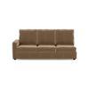 Apollo Compact Sofa (Colour : Fawn Velvet, Cushion : Hard, Back Type : High Back, Seating Capacity : Right Aligned 3 Seater + Right Aligned Chaise + Ottoman)