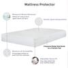 Springtek Waterproof Mattress Protector Premium Cotton Mattress Bed  Cover78x36 in White