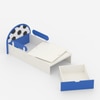 Sweet Slumber Toddler Bed in Football Theme