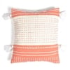 Coral Embroidered Cushion Cover